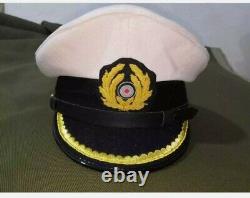 WWII WW2 Style German U-BOAT Kriegsmarine Captain Visor Hat Cap SET OF 2
