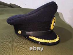 WWII WW2 Style German U-BOAT Kriegsmarine Captain Visor Hat Cap SET OF 2