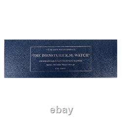 WWII pattern German Navy Kriegsmarine Service Watch military watch. BLACK Strap