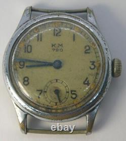 Wrist Watch German Military KM 720 Festa WWII Vintage Kriegsmarine