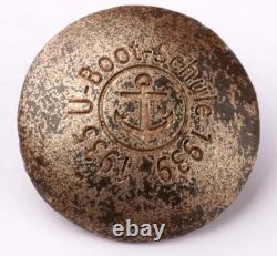 Ww 2 German Kriegsmarine 1935 1939 U-boot-schule Button S/p Bronze