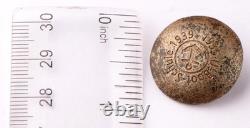 Ww 2 German Kriegsmarine 1935 1939 U-boot-schule Button S/p Bronze
