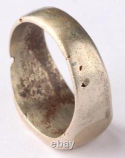 Ww 2 German Kriegsmarine 25. Uboot Flottille Emblem Ring /. 835 Silver