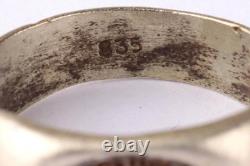 Ww 2 German Kriegsmarine 25. Uboot Flottille Emblem Ring /. 835 Silver