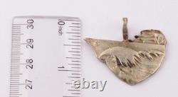 Ww 2 German Kriegsmarine Battle Cruiser Pendant Stamped 800 Silver