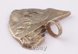 Ww 2 German Kriegsmarine Battle Cruiser Pendant Stamped 800 Silver