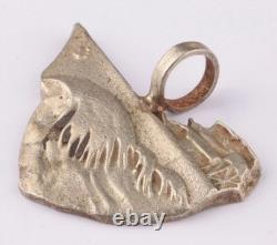 Ww 2 German Kriegsmarine Battle Cruiser Pendant Stamped 800 Silver