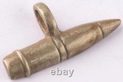 Ww 2 German Kriegsmarine Battleship Tirpitz Bullet Pendant / Drgm Marked