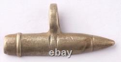 Ww 2 German Kriegsmarine Battleship Tirpitz Bullet Pendant / Drgm Marked