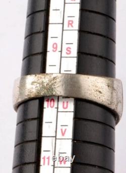 Ww 2 German Kriegsmarine Battleship Tirpitz Iron Cross Ring / Drgm Proof Marked