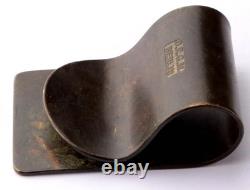 Ww 2 German Kriegsmarine Bronze Money Clip Drgm Berlin Marked