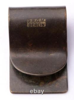 Ww 2 German Kriegsmarine Bronze Money Clip Drgm Berlin Marked