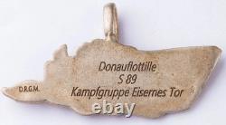 Ww 2 German Kriegsmarine E-boat Donauflottille S 89 Pendant Drgm Marked