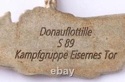 Ww 2 German Kriegsmarine E-boat Donauflottille S 89 Pendant Drgm Marked