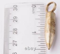 Ww 2 German Kriegsmarine U-103 Iron Cross Bullet Pendant
