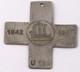 Ww 2 German Kriegsmarine U-199 Viking Ship Conning Tower Emblem Cross Pendant