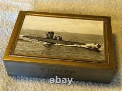 Ww 2 German Kriegsmarine U-23 Kptlt. Otto Kretschmer Cigar Box 1936-1937-1940
