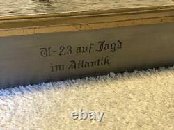 Ww 2 German Kriegsmarine U-23 Kptlt. Otto Kretschmer Cigar Box 1936-1937-1940