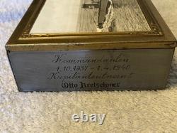 Ww 2 German Kriegsmarine U-23 Kptlt. Otto Kretschmer Cigar Box 1936-1937-1940
