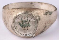 Ww 2 German Kriegsmarine U-30 Dripping Bloody Hand Conning Tower Emblem Ring