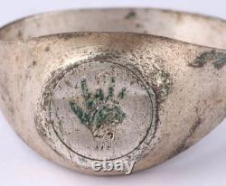 Ww 2 German Kriegsmarine U-30 Dripping Bloody Hand Conning Tower Emblem Ring