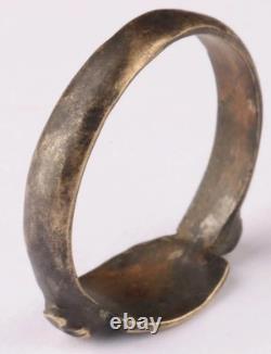 Ww 2 German Kriegsmarine U-518 Tiger Biting Torpedo Conning Tower Emblem Ring