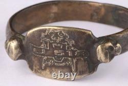 Ww 2 German Kriegsmarine U-518 Tiger Biting Torpedo Conning Tower Emblem Ring