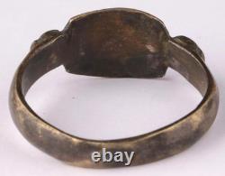 Ww 2 German Kriegsmarine U-518 Tiger Biting Torpedo Conning Tower Emblem Ring