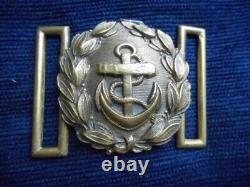 Ww2 German Kriegsmarine Officers Belt Buckle 1st Type