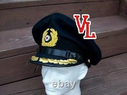 Ww2 German Kriegsmarine U-boat Captain-wolfgang Luth Hat (nice Replica)