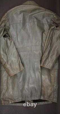 Ww2 German Kriegsmarine U-boat Leather Deck Jacket