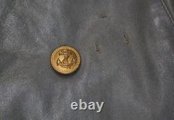 Ww2 German Kriegsmarine U-boat Leather Deck Jacket