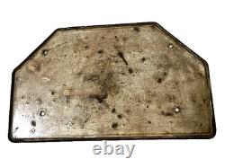Ww2 German Kriegsmarine Vehicle Licence Plate. Orig