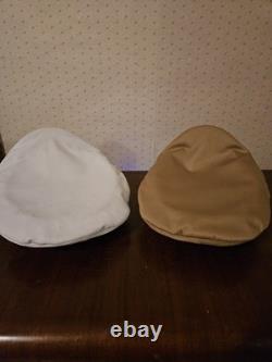 Ww2 German Kriegsmarine Visor Cap White And Tan Size 57cm Repro