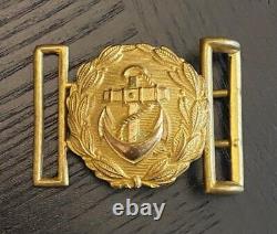 Ww2 German Navy Kriegsmarine Dagger Undress Belt Buckle Stone Mint