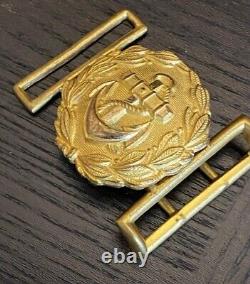 Ww2 German Navy Kriegsmarine Dagger Undress Belt Buckle Stone Mint