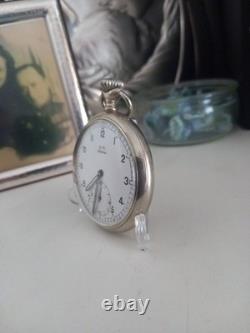 Ww2 German Navy U-boat Battleship Crew Pocket Watch Km Alpina Wehrmacht