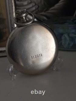 Ww2 German Navy U-boat Battleship Crew Pocket Watch Km Alpina Wehrmacht