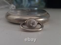 Ww2 German Navy U-boat Battleship Crew Pocket Watch Km Alpina Wehrmacht