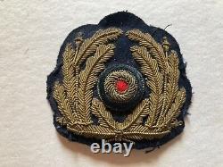 Ww2 German navy Kriegsmarine Officer's cap badge wreath with cockade