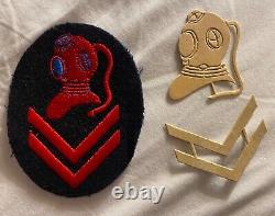 Ww2 Kriegsmarine Wehrmacht Military German Navy Deep Sea Diver Patch & Template