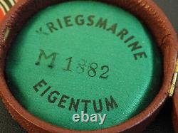 Ww2 Rare German Kriegsmarine Pocket Barometer Lufft M1882 W Case