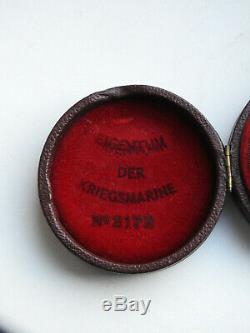 Ww2 Rare German Kriegsmarine Pocket Barometer Lufft W Case Marked