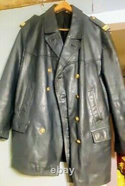 Ww2 german kriegsmarine leather officers jacket
