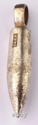 Wwi German Kriegsmarine U-35 Gott Mit Uns Bullet Pendant Drgm Marked