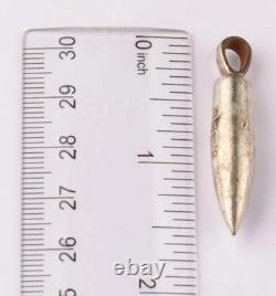 Wwi German Kriegsmarine U-35 Gott Mit Uns Bullet Pendant Drgm Marked