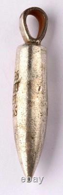 Wwi German Kriegsmarine U-35 Gott Mit Uns Bullet Pendant Drgm Marked