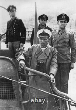 Wwii German Kriegsmarine Gray Leather Overcoat