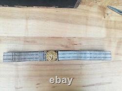 Wwii German Kriegsmarine Officer's Brocade Dress Belt & Buckle