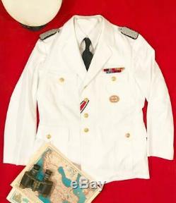 Wwii German Kriegsmarine Officers Dress White Tunic Lt. Commander Kapitan